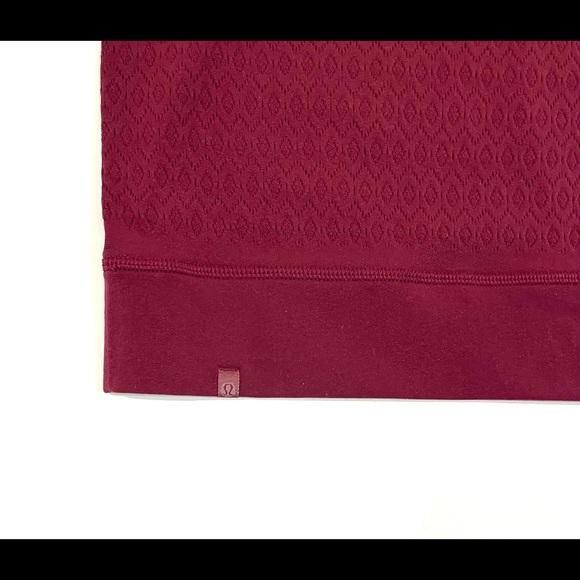 LULULEMON Burgundy Restless Pullover ½ Zip Top Jacket - Picture 9 of 10